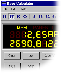 Base Calculator Screen Shot