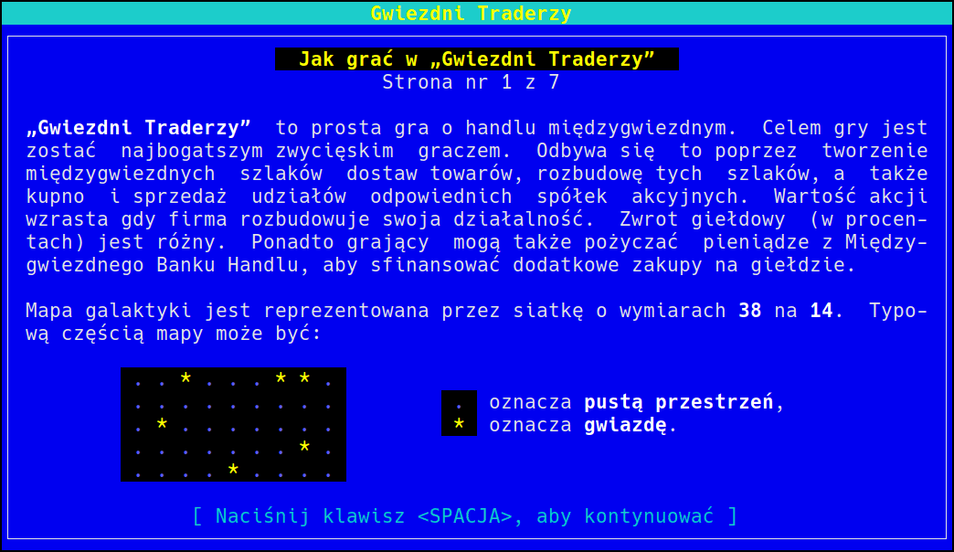 Star Traders in Polish