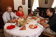 Christmas lunch with my parents