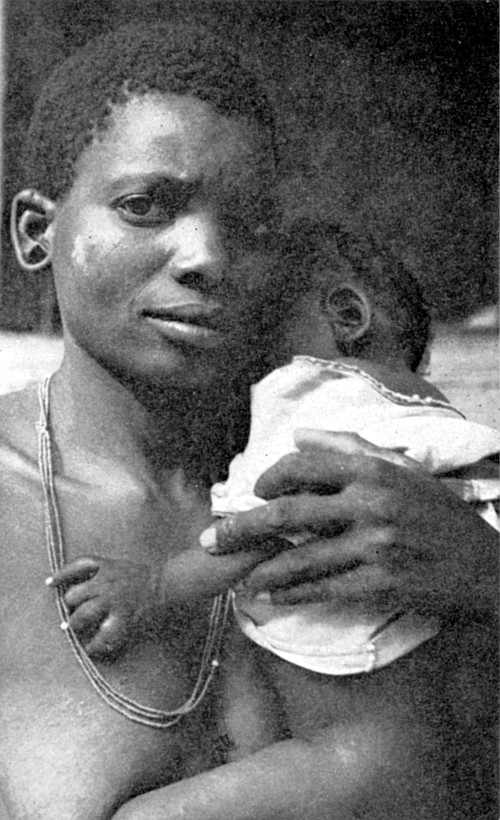 [An African woman and her baby]