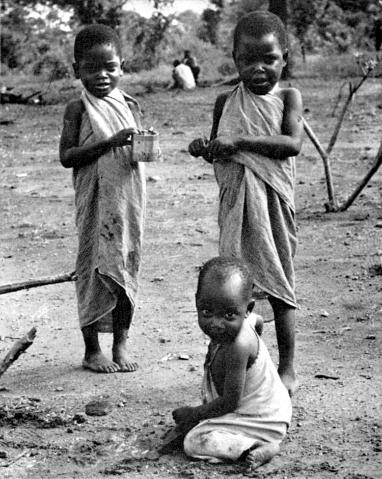 [African small children]